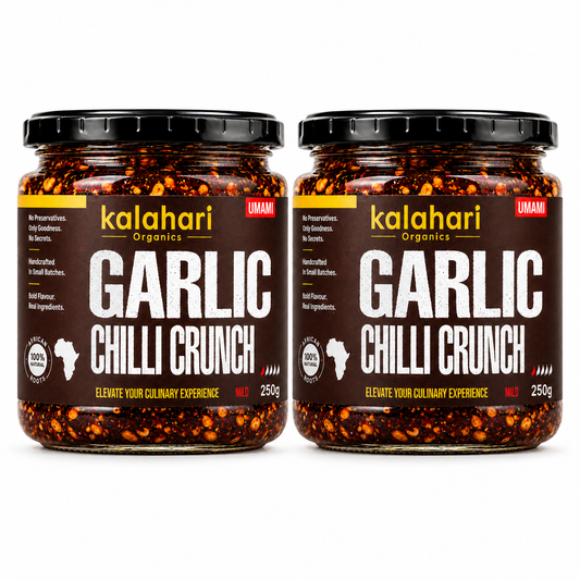 Kalahari Garlic Chilli Crunch Oil — 250g