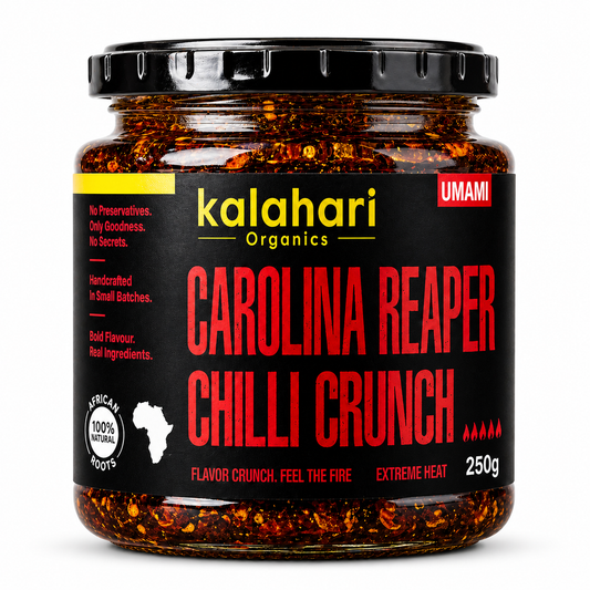 Kalahari Carolina Reaper Chilli Crunch Oil — 250g