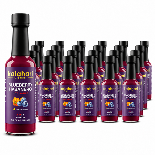 Kalahari Blueberry Habanero Hot Sauce Case — 24 × 125ml