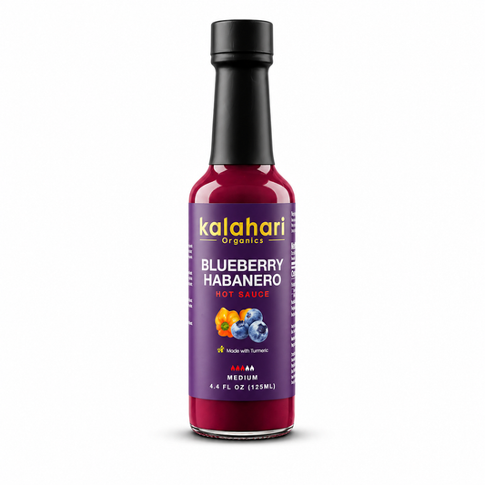 Kalahari Blueberry Habanero Hot Sauce Case — 24 × 125ml