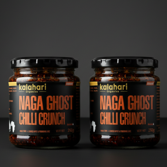 Kalahari Naga Ghost Chilli Crunch Oil - 250g Jar