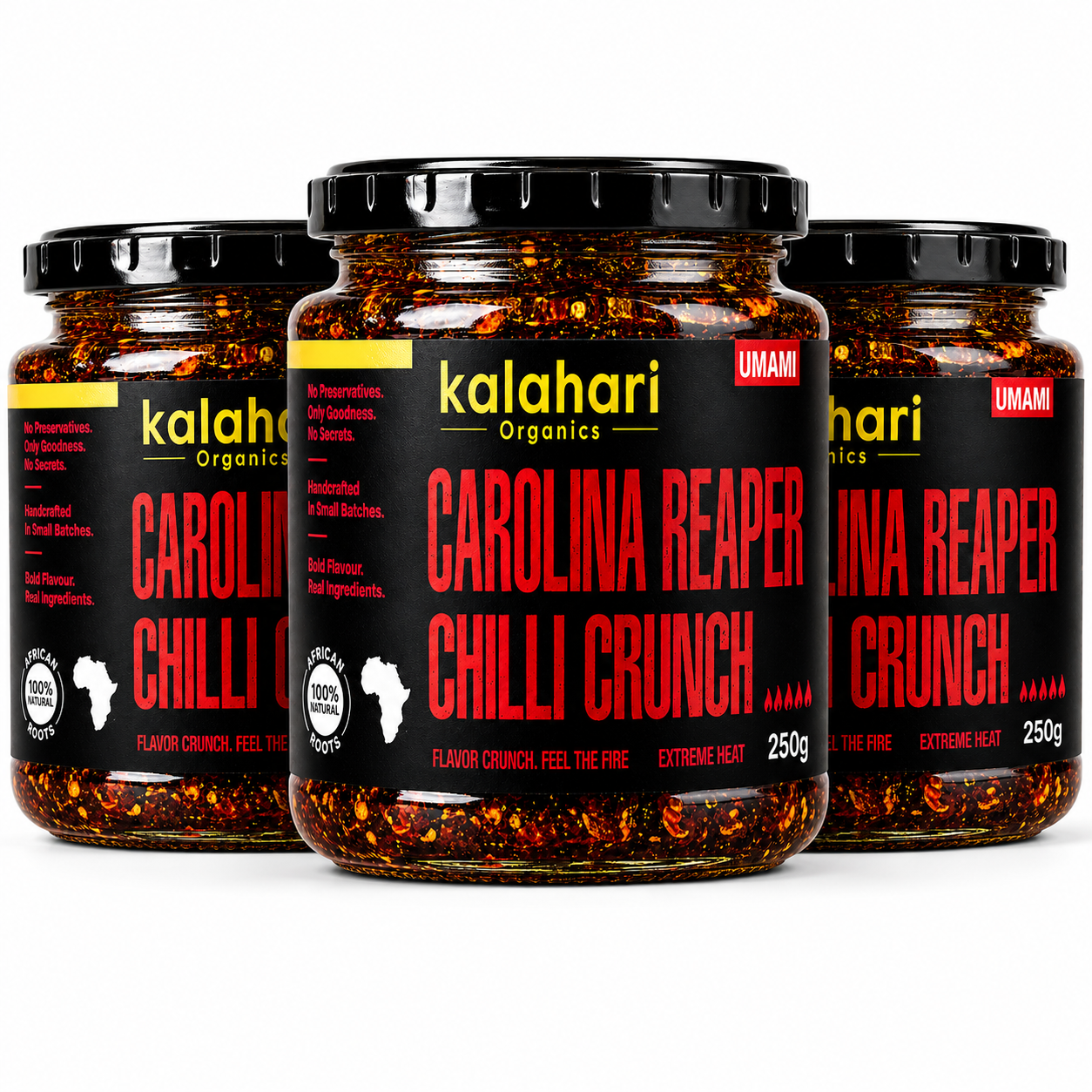 Kalahari Carolina Reaper Chilli Crunch Oil — 250g