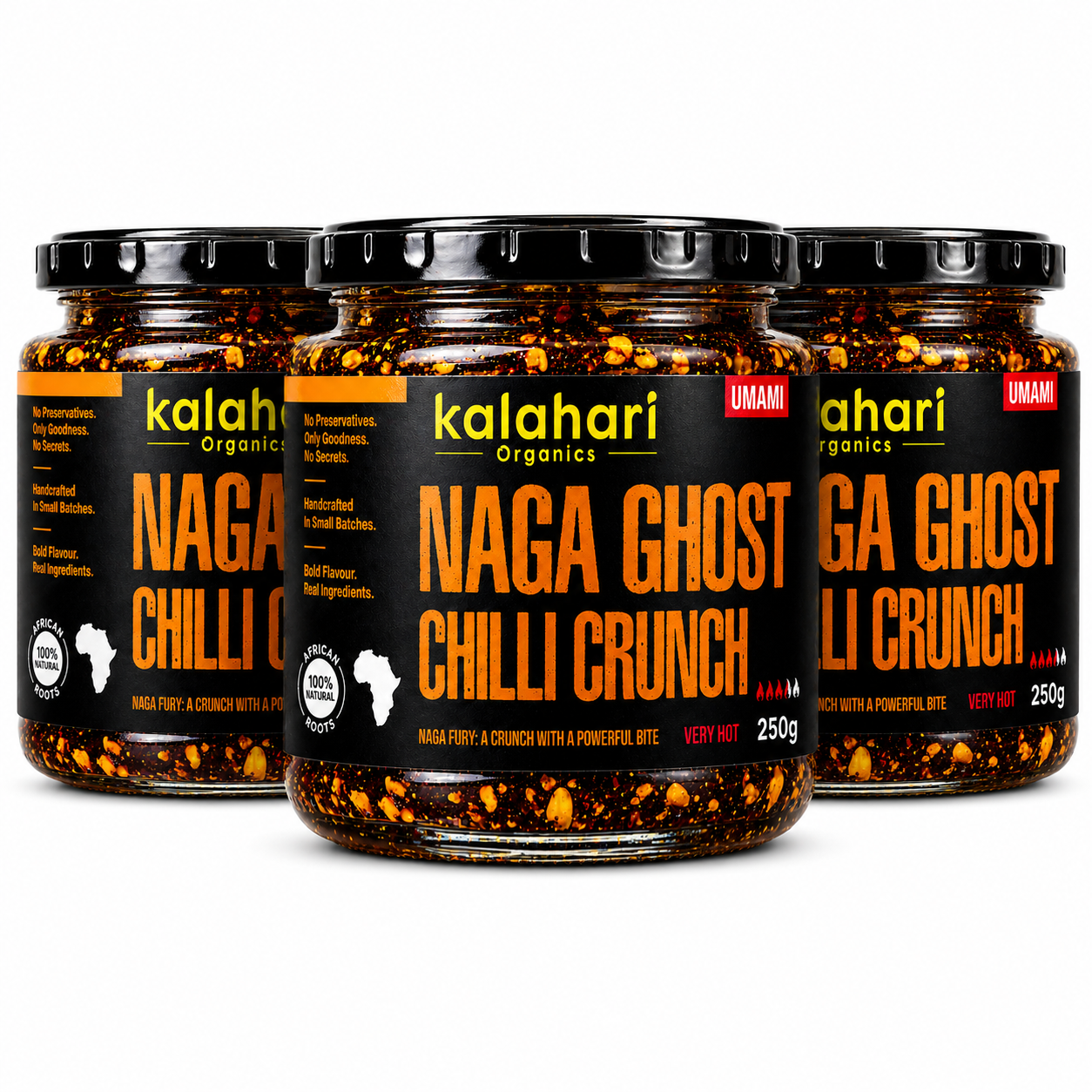 Kalahari Naga Ghost Chilli Crunch Oil — 250g