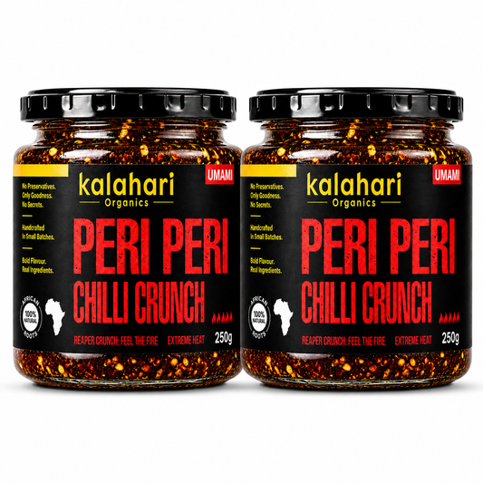 Kalahari Peri-Peri Chilli Crunch Oil - 250g Jar