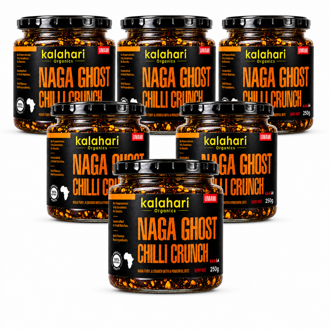 Kalahari Naga Ghost Chilli Crunch Oil — 250g