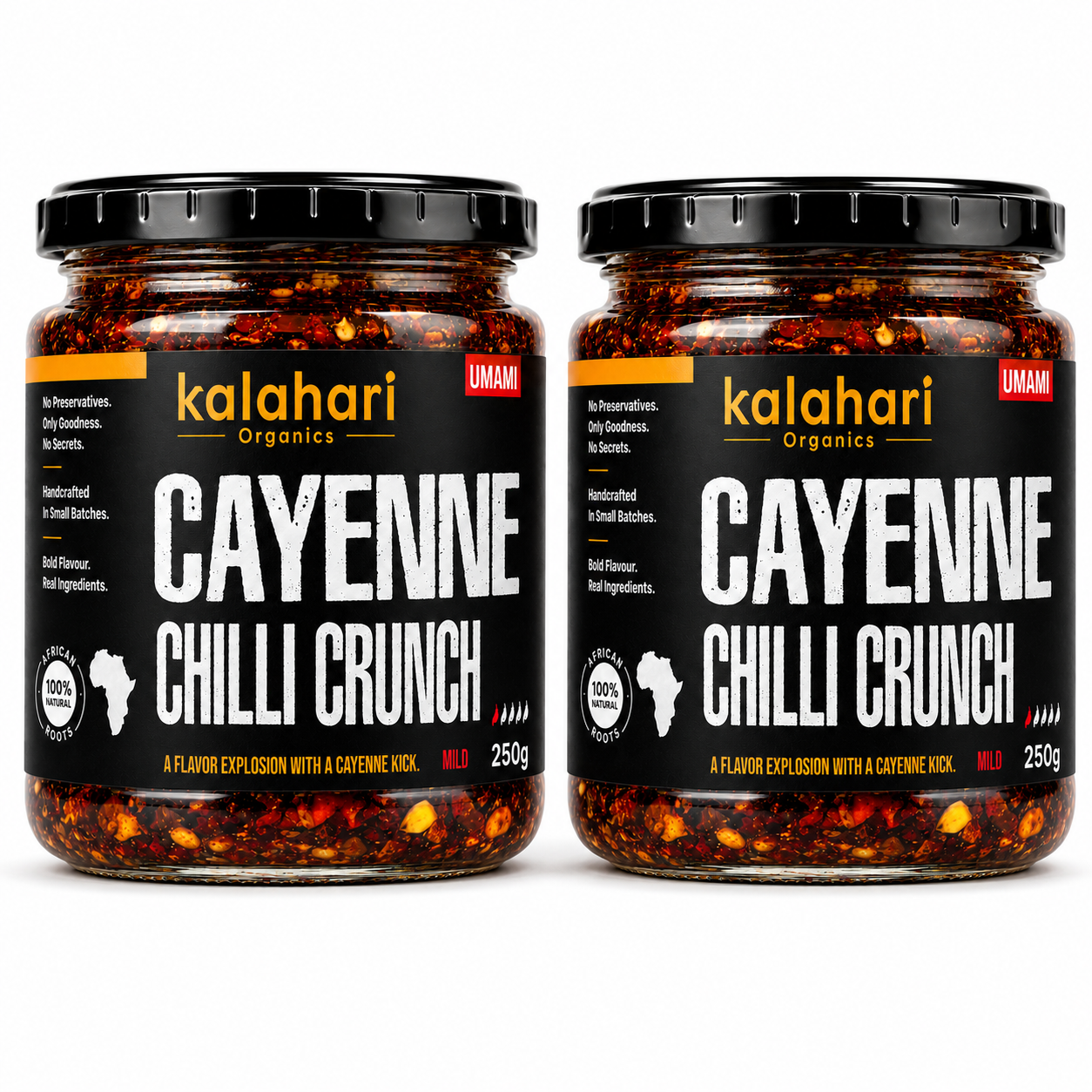Kalahari Cayenne Chilli Crunch Oil — 250g
