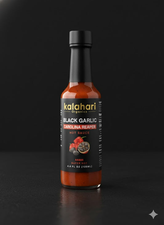 The Ultimate Kalahari Vault - 12x125ml Hot Sauce Gift Set [Pineapple Habanero, Jalapeño Lime Yuzu, Blueberry Habanero, Black Garlic Reaper, +8 More]