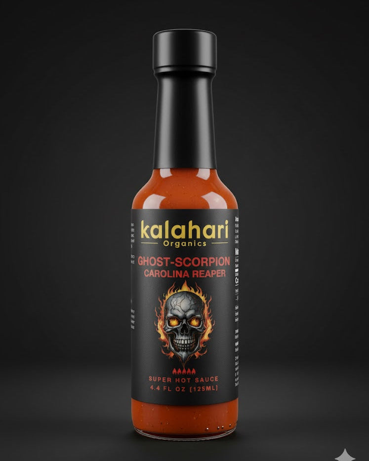 Kalahari Trinity | Ghost Scorpion Reaper Super-Hot Sauce -125ml