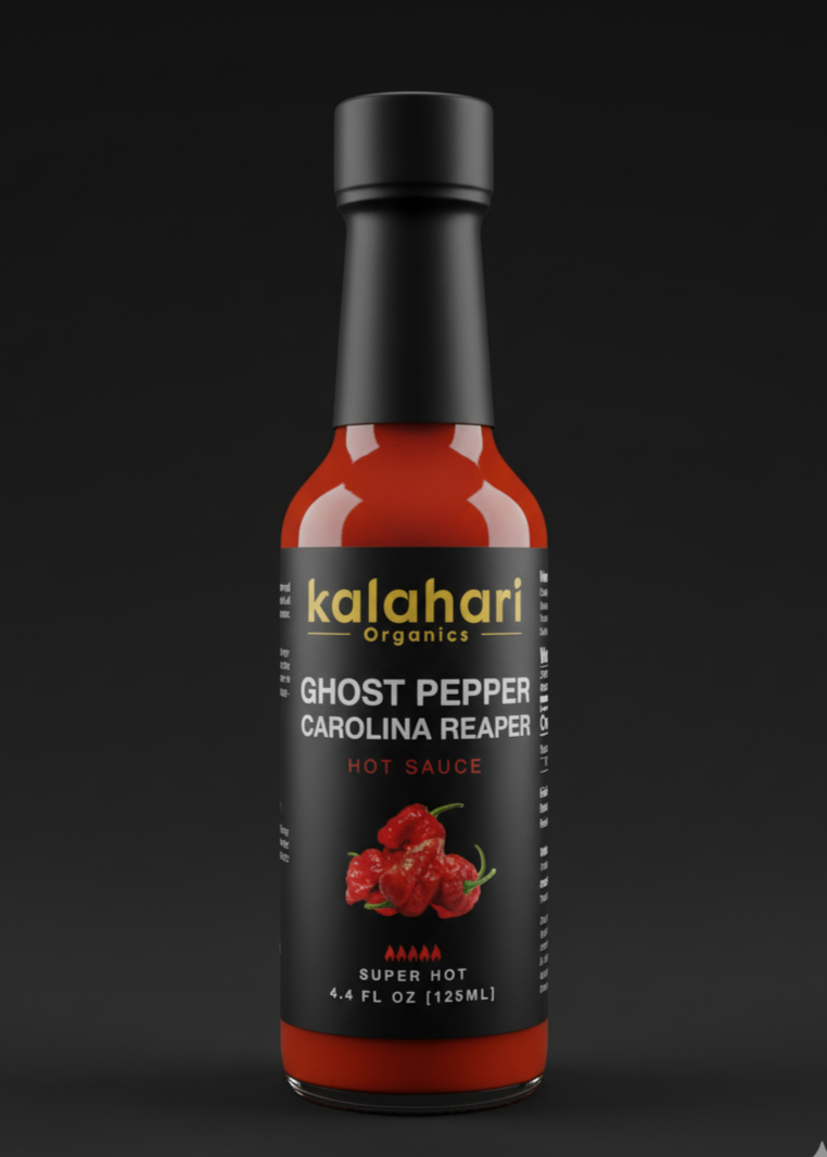 Kalahari Ghost Carolina Reaper Hot Sauce -125ml
