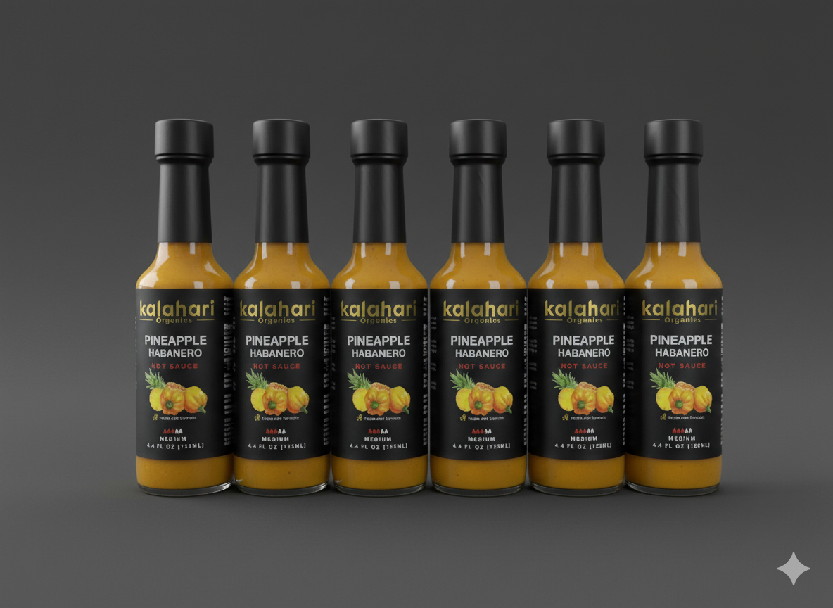 Kalahari Pineapple Habanero Hot Sauce - 125ml