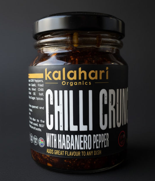 Kalahari Mini Habanero Chilli Crunch Oil 125g