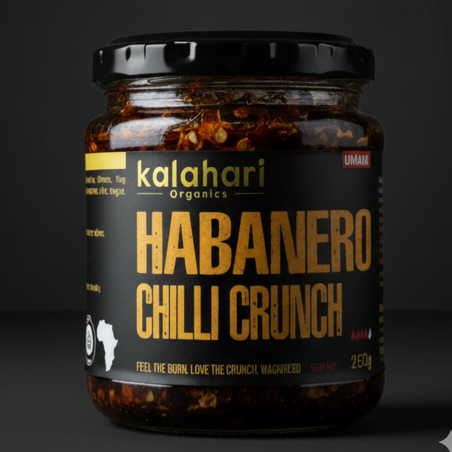 Kalahari Master Crunch Collection: Ultimate Chilli Crunch Oil Gift Set - 7x250g Gift Box