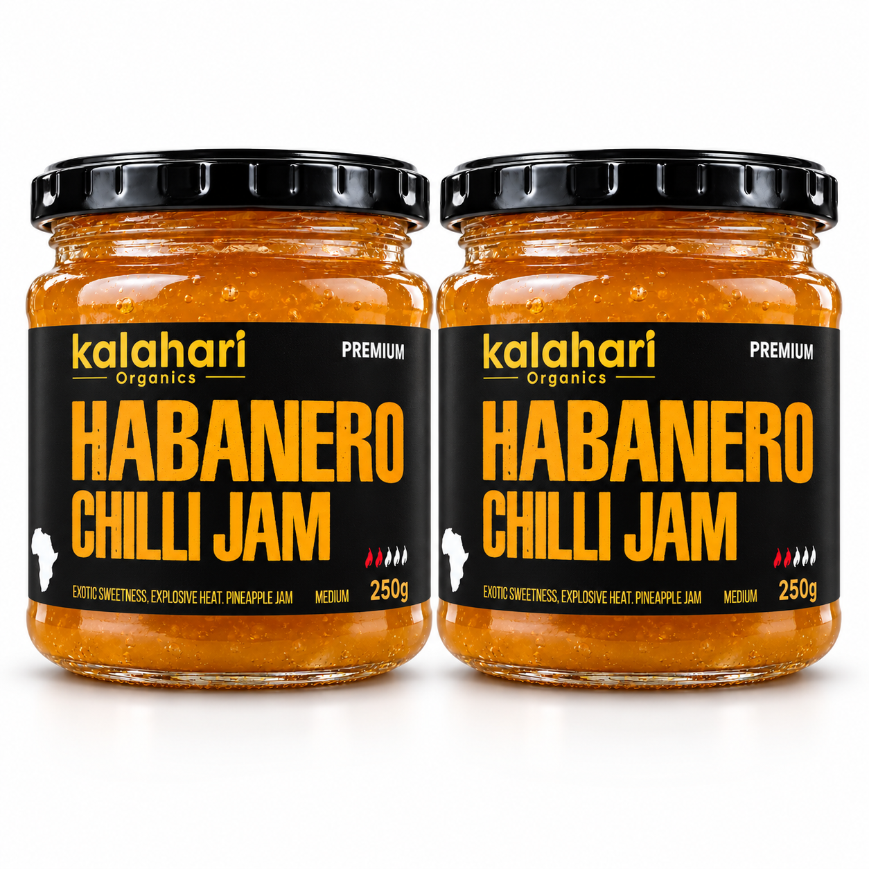 Kalahari Pineapple Habanero Chilli Jam 250g | Sweet Heat