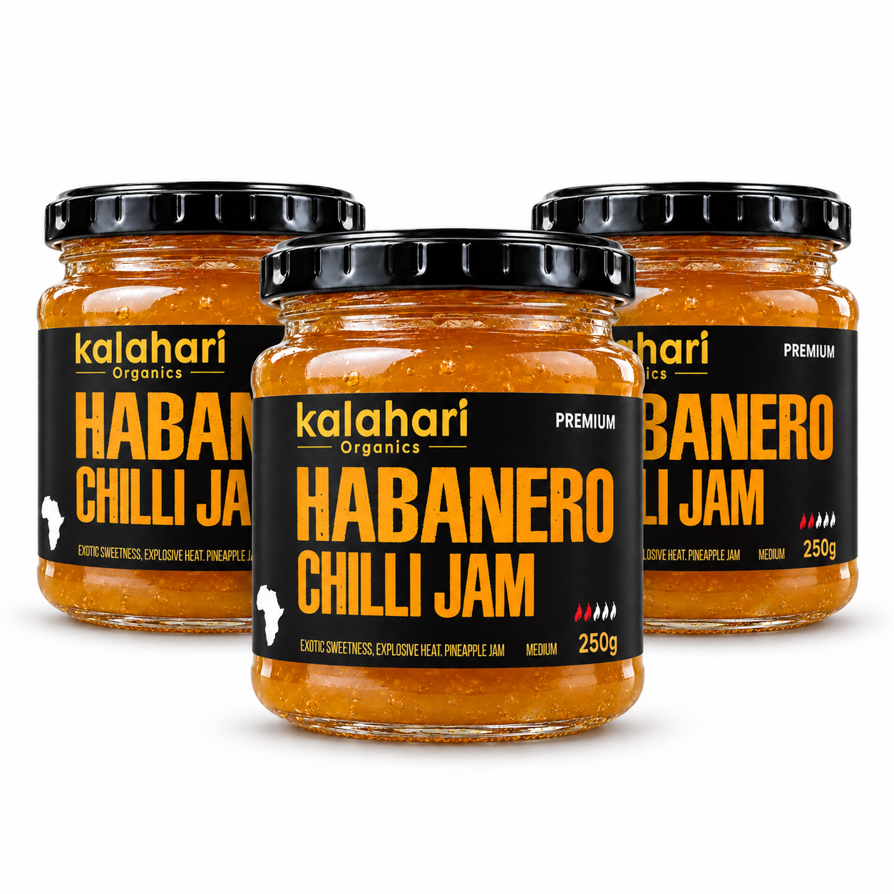 Kalahari Pineapple Habanero Chilli Jam 250g | Sweet Heat
