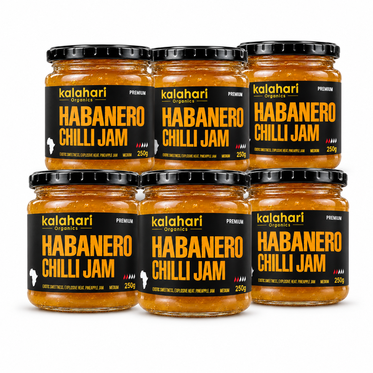Kalahari Pineapple Habanero Chilli Jam 250g | Sweet Heat