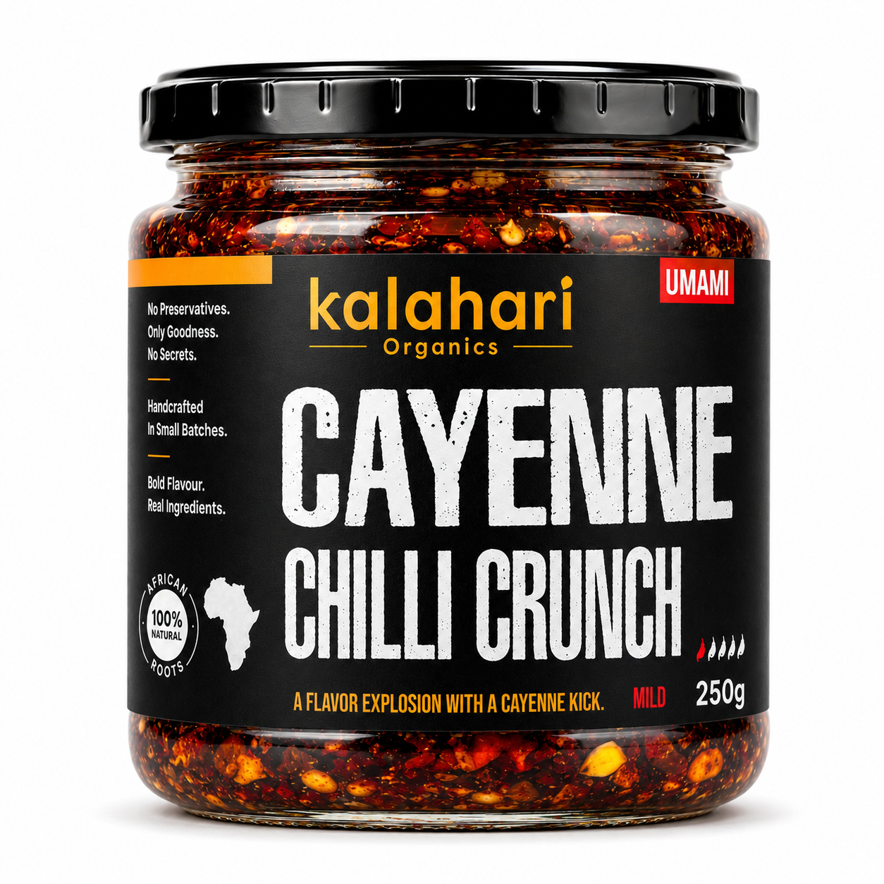 Kalahari Crunch Starter Trio Chilli Crunch Gift Set — 3 × 250g