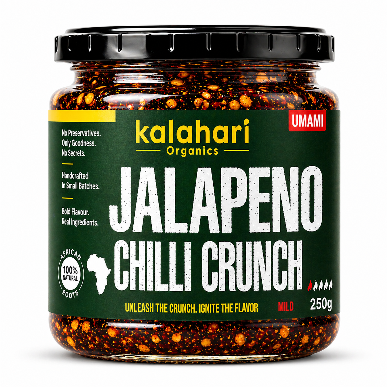 Kalahari Crunch Starter Trio Chilli Crunch Gift Set — 3 × 250g