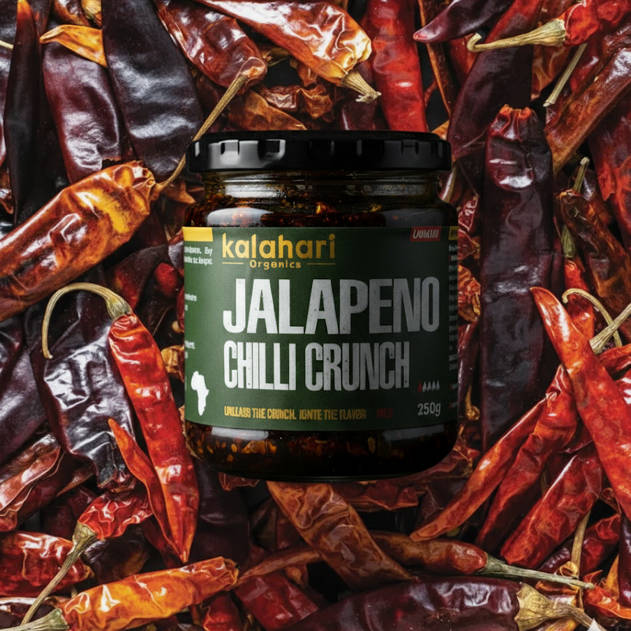 Kalahari Jalapeño Chilli Crunch Oil - 250g Jar