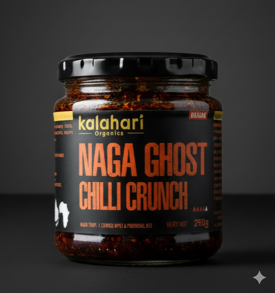 Kalahari Naga Ghost Chilli Crunch Oil - 250g Jar