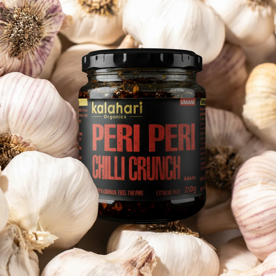 Kalahari Peri-Peri Chilli Crunch Oil - 250g Jar