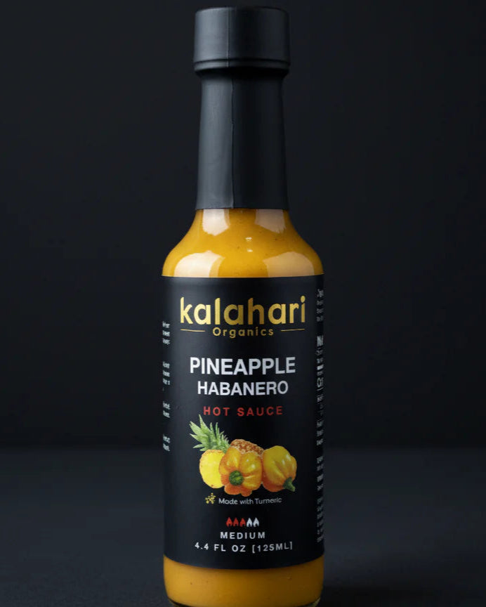 Kalahari Safari Sunrise Trio Hot Sauce Gift Set - 3x125ml  [Jalapeño Lime Yuzu, Blueberry Habanero]