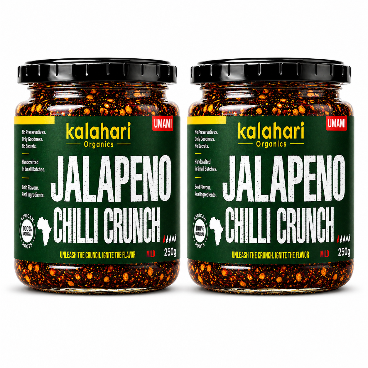 Kalahari Jalapeño Chilli Crunch Oil — 230g