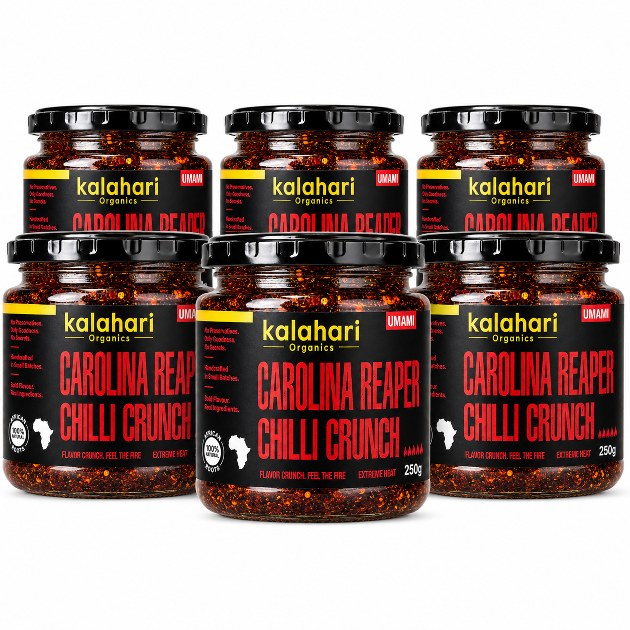 Kalahari Carolina Reaper Chilli Crunch Oil — 250g