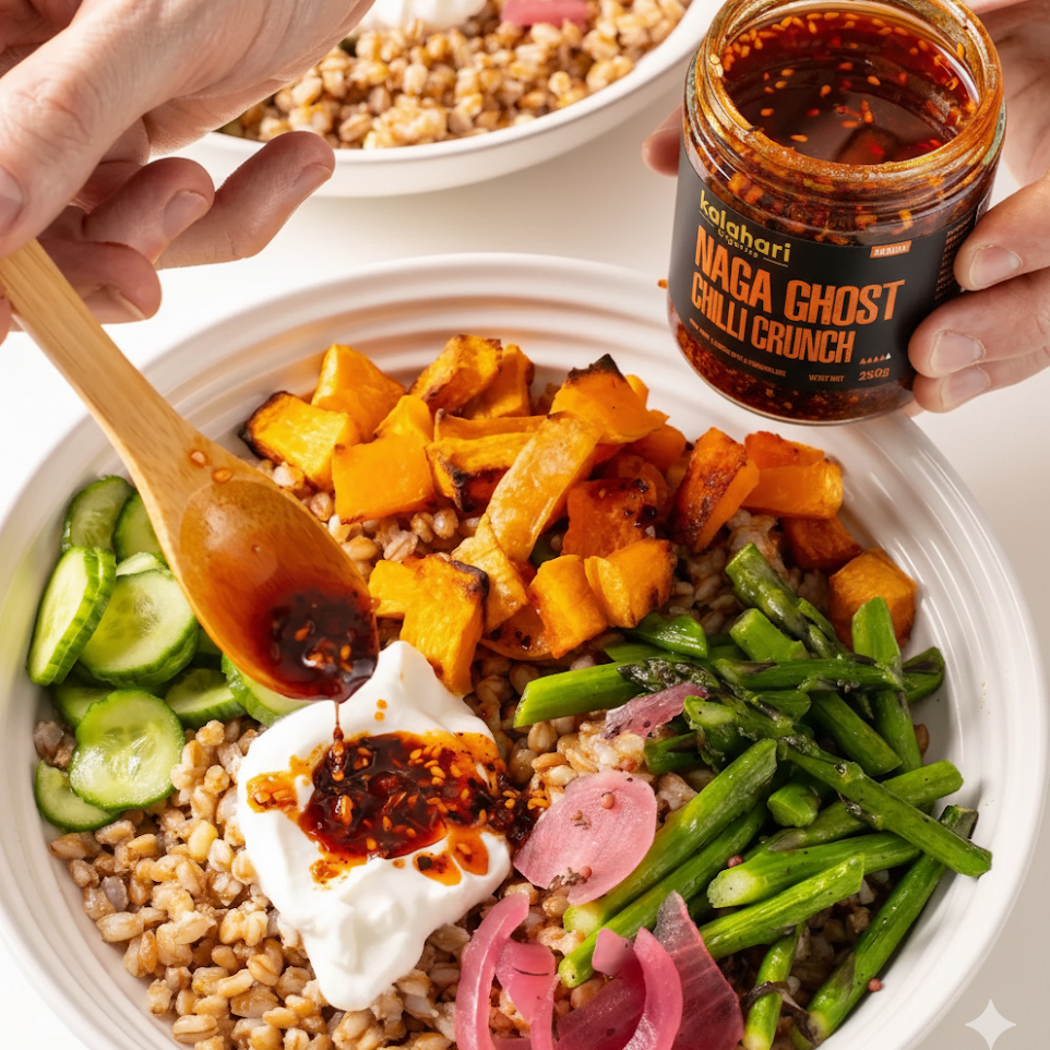 Kalahari Naga Ghost Chilli Crunch Oil - 250g Jar