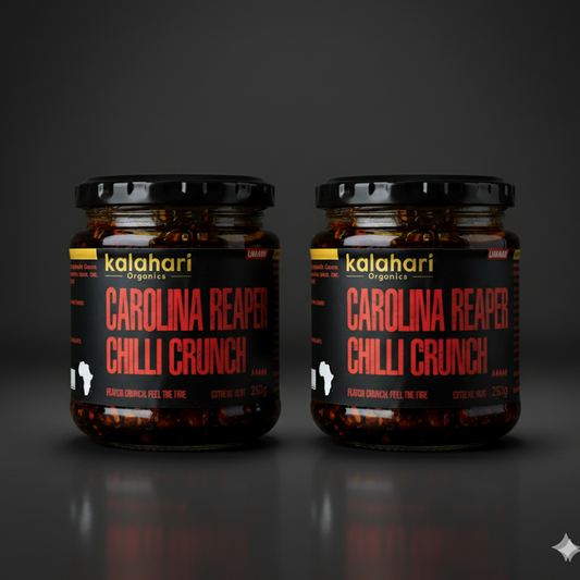 Kalahari Carolina Reaper Chilli Crunch Oil - 250g Jar