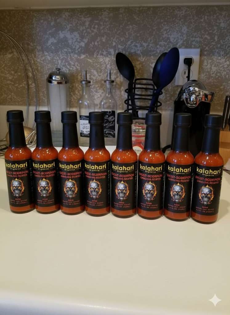 Kalahari Trinity | Ghost Scorpion Reaper Super-Hot Sauce -125ml