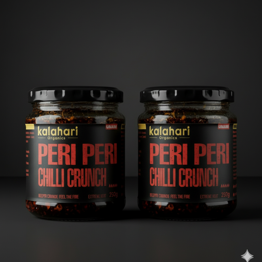 Kalahari Peri-Peri Chilli Crunch Oil - 250g Jar