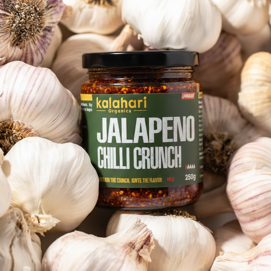 Kalahari Jalapeño Chilli Crunch Oil - 250g Jar