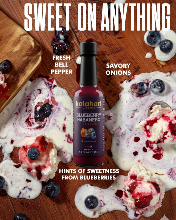 Kalahari Blueberry Habanero Hot Sauce – 125ml