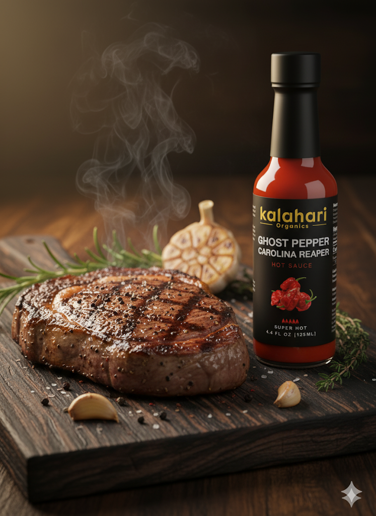 Kalahari Ghost Carolina Reaper Hot Sauce -125ml