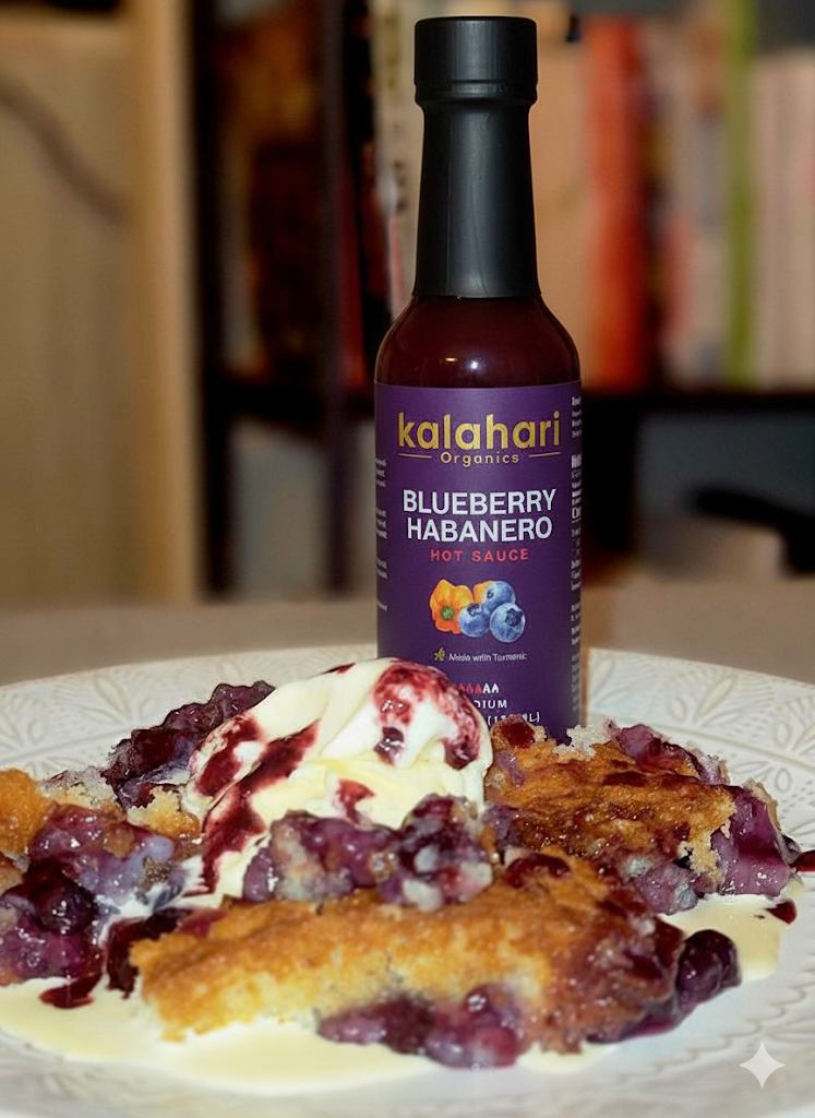 Kalahari Big 5 Collection - 3x125ml Hot Sauce Gift Set [Ghost Reaper, Scotch Bonnet & Ginger, Scorpion Reaper, Blueberry Habanero, Mango Habanero]